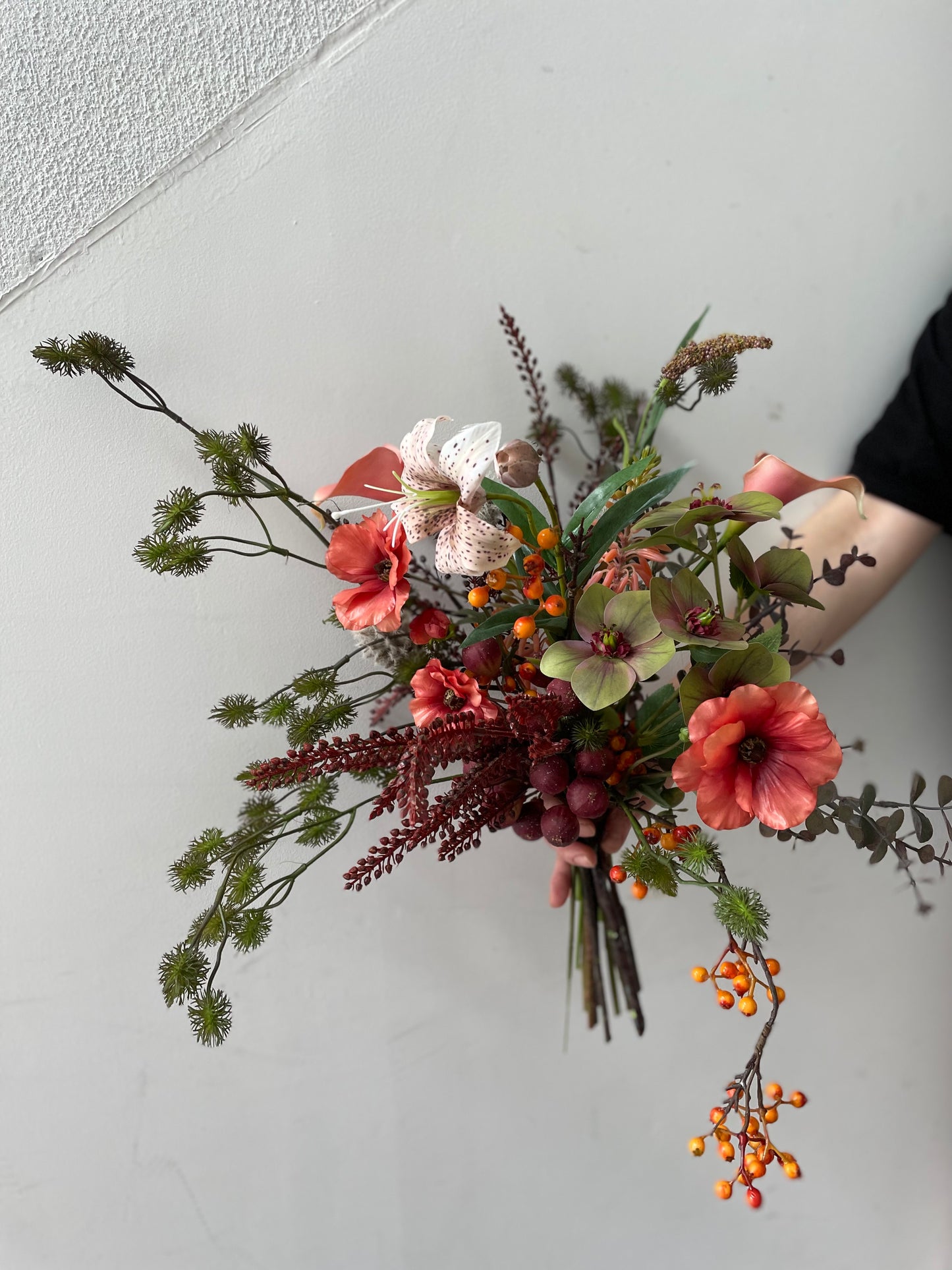 ウェディングブーケ(ブートニア付き)