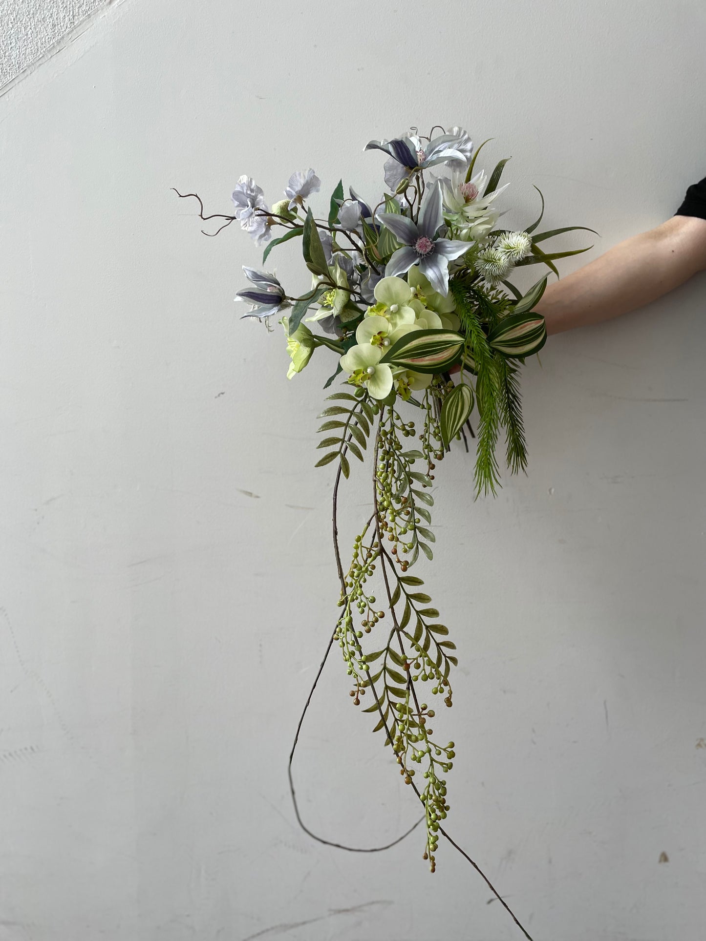 ウェディングブーケ(ブートニア付き)